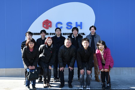 大掃除を終えて、集合写真を。