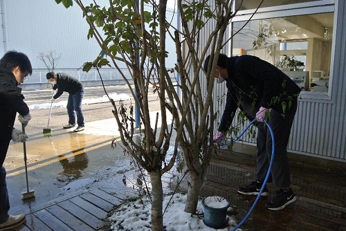 事務所全体の掃除